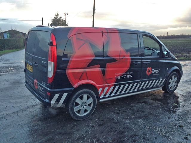 Photo of vehicle with graphics